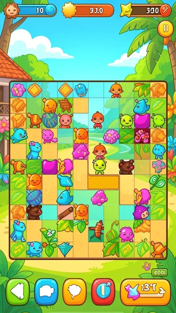 666i - Tampilan mode multiplayer yang penuh semangat.