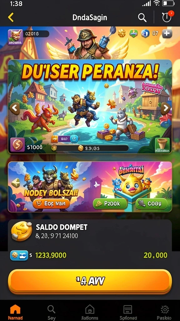 68idn - Screenshot menunjukkan berbagai tantangan menarik yang ada di game.