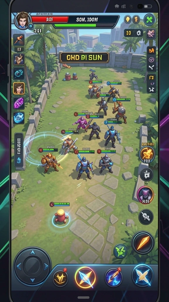 92glory - Fitur peta yang detail untuk strategi lebih baik.