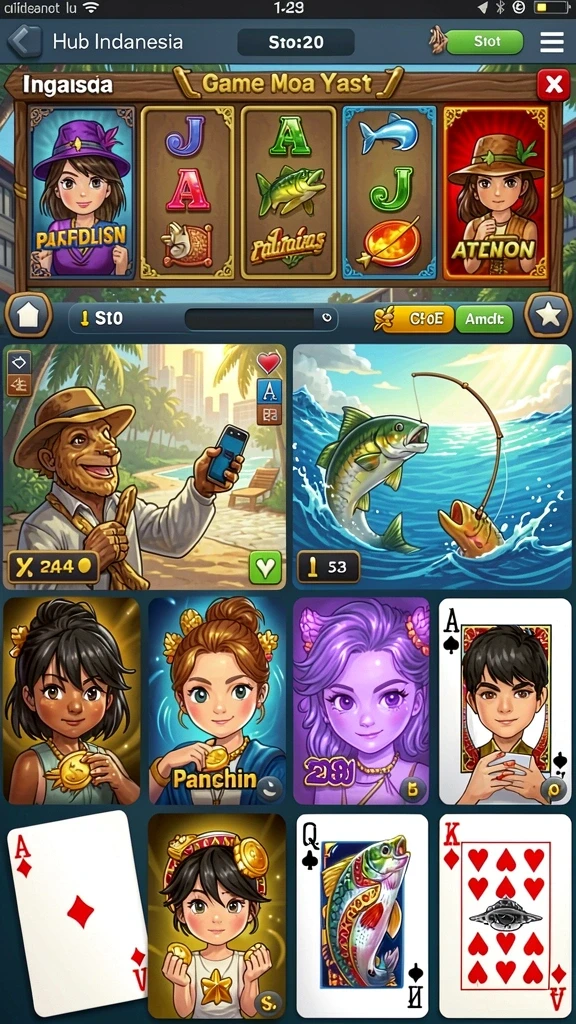 gg288 - Tampilan awal game yang menarik dengan karakter ikonik.