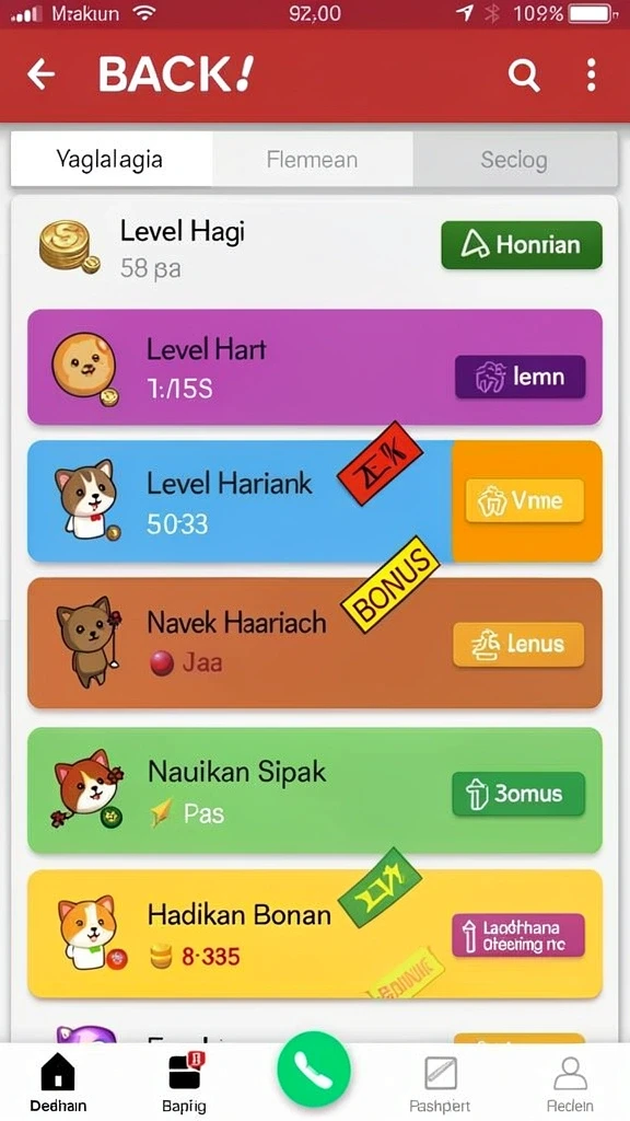 juara666 - Lingkungan permainan yang bervariasi dan penuh warna.