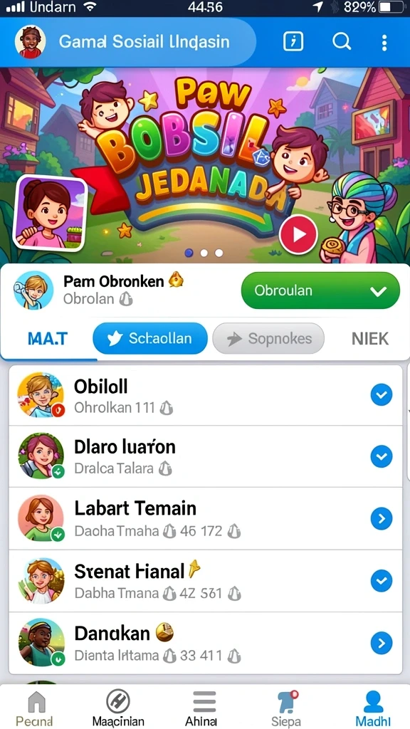tegaltoto - Antarmuka pengguna yang modern dan menarik.